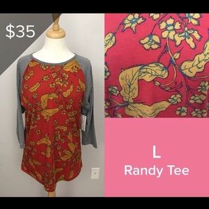 Lularoe NWT large Randy’s leaf pattern